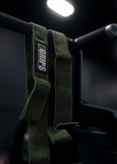 Olive Green Leather Straps